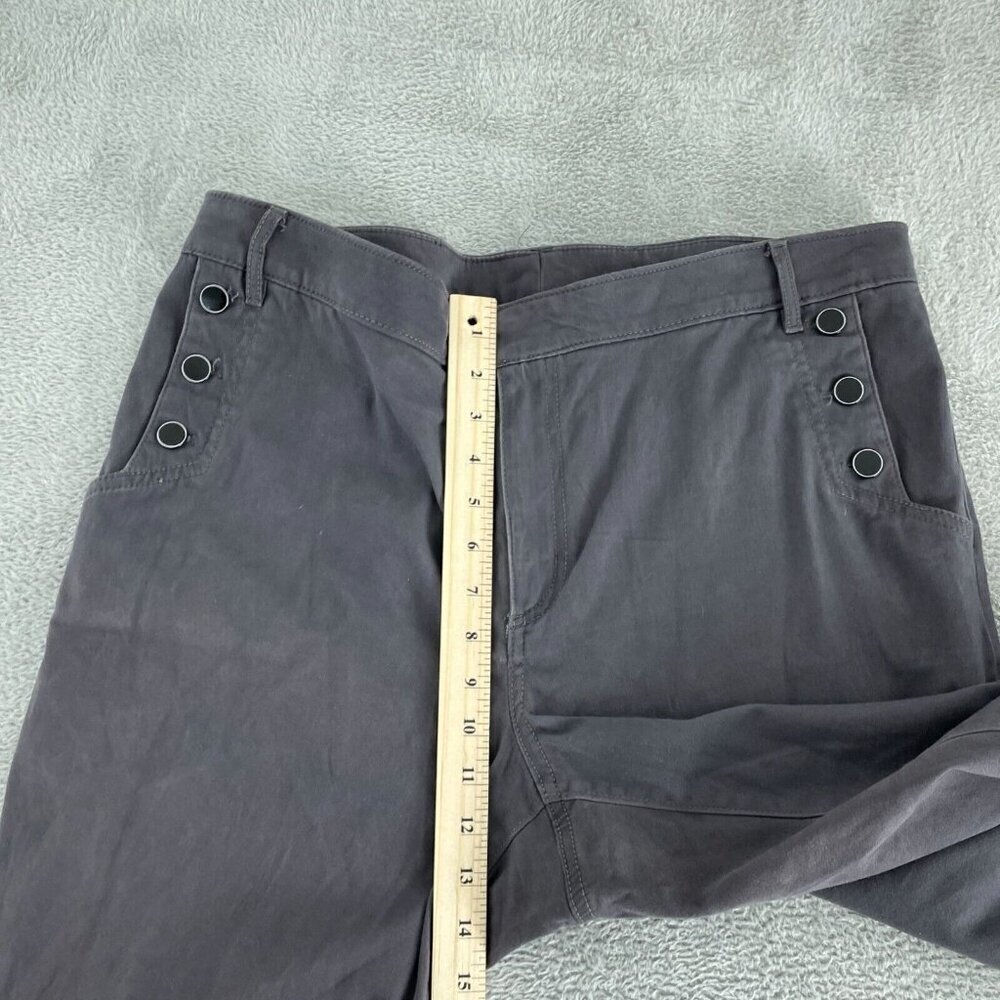 Loft Womens Grey Chino Pants Size 18 Tall 2991 - Picture 6 of 11